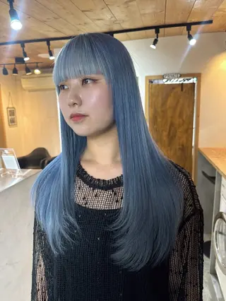 ミディアム カラー Rico / bob/グレージュのヘアスタイル