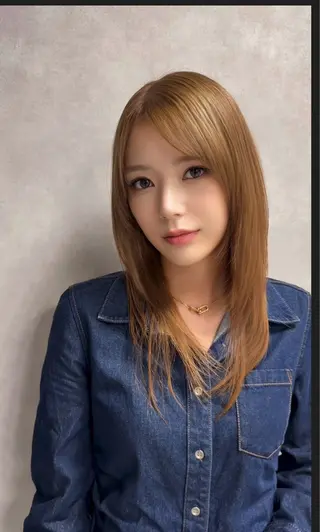 ロング パーマ 髪質改善/縮毛矯正 /ブリーチ矯正/岡部のヘアスタイル