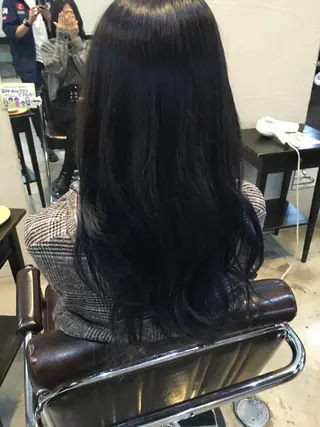 ロング カラー ヘアアレンジ 桜田 修未のヘアスタイル