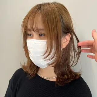 ミディアム 🐺立川のウルフ屋 さん🐺おかみ🐺のヘアスタイル