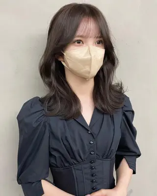 セミロング 韓国風/髪質改善 赤み消し✨junkiのヘアスタイル