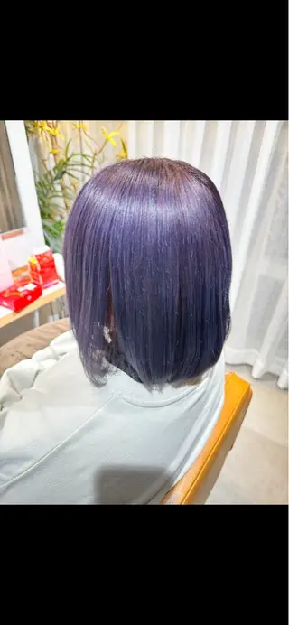 ミディアム カラー 中山 涼華のヘアスタイル