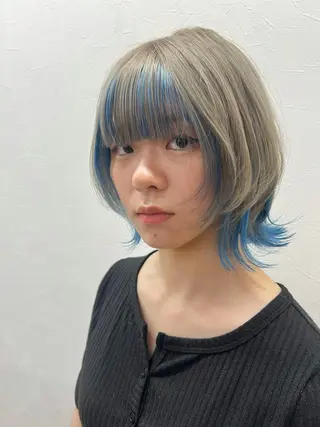 カラー PARK.なんば本店 ミルボンAujua認定サロン[パーク]所属・辻優太/韓国ヘア/メ ンズ/ダウンパーマのヘアスタイル