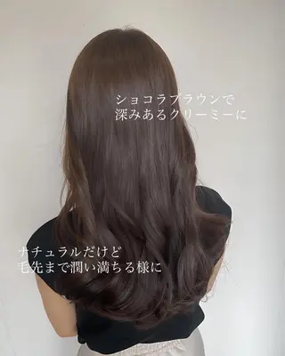 ロング カラー ヘアアレンジ topstylist 芳賀みなみのヘアスタイル