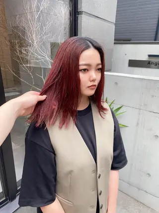 セミロング カラー kaho🧸 / 大人styleのヘアスタイル