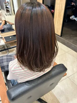 ミディアム 横田 まおのヘアスタイル