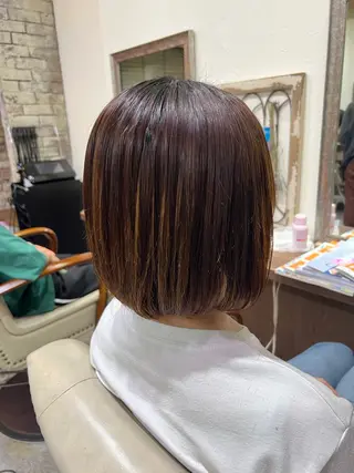 ミディアム 高橋 葵のヘアスタイル