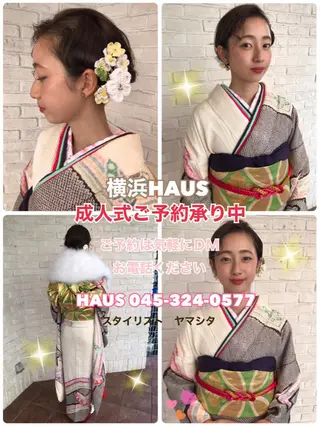 ヘアアレンジ 白髪ぼかしハイライト 着付けヘアアレンジのその他イメージ