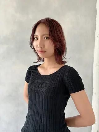 ミディアム カラー ヘアアレンジ 髪質改善/ベージュ 🍀【ヒロム】🍀のヘアスタイル