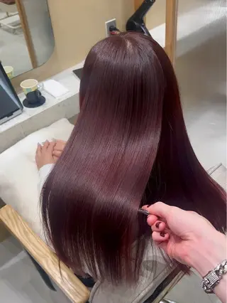 ロング 💎髪質改善艶髪 💎透明感カラー💎のヘアスタイル