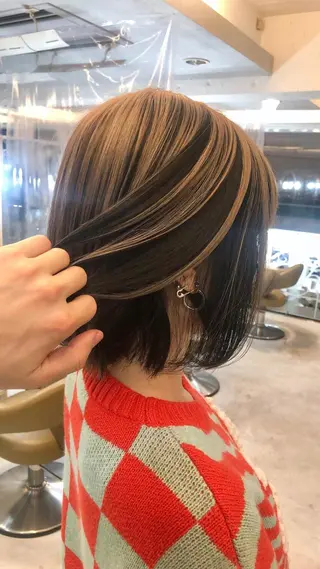 ショート カラー デザインカラー🎨 下北沢 / 磯部のヘアスタイル