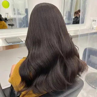 セミロング カラー ヘアアレンジ 透明感ラベンダー💗 SHOのヘアスタイル