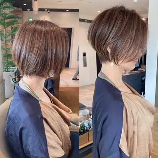 ショート 大人女性お悩み解決 ショート/伊波のヘアスタイル