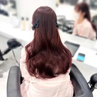 ロング ユウキ/韓国風カット /艶カラーのヘアスタイル