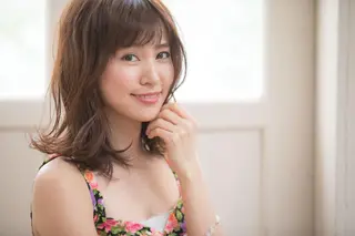 ミディアム Alushe艶髪・ 髪質改善のヘアスタイル