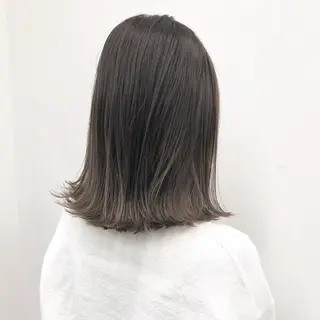 ミディアム ✨透明感艶カラー YUKI✨のヘアスタイル