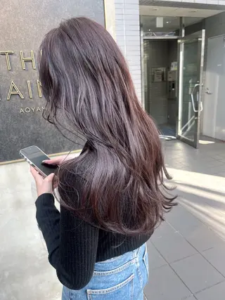 ロング 海野翔吾🇨🇳 ワンホンレイヤーのヘアスタイル