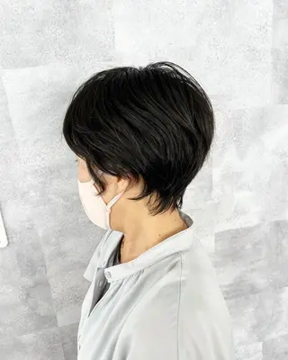 ショート レイヤーカット ✨藤原のヘアスタイル