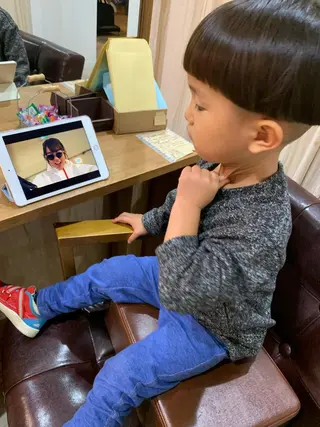 メンズ キッズ 佐藤 美咲のヘアスタイル