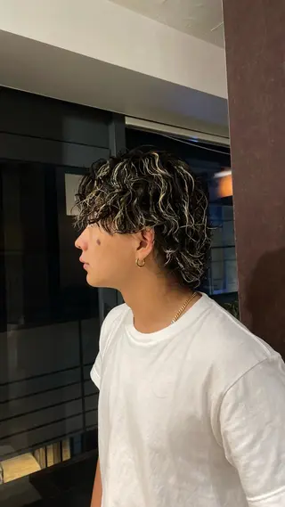 カラー パーマ メンズ fifth神宮前 HIN★T★のヘアスタイル