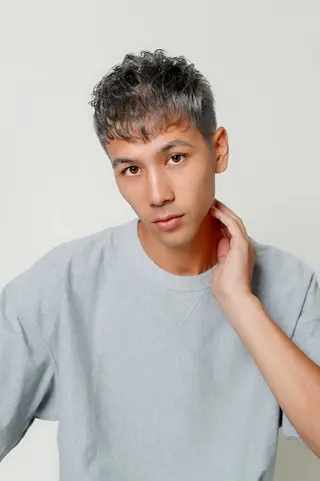 ショート メンズ曲がる縮毛矯正 ☆fan.店長のヘアスタイル