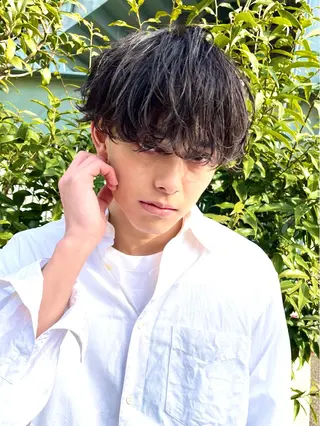 ショート パーマ メンズ ✨fifth /佐藤楓花✨️のヘアスタイル