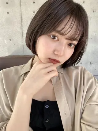 カラー 透明感ベージュ🧁 池袋LAND🤍のヘアスタイル