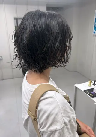 ミディアム パーマ BARBES TOKYO SOUTH所属・🤎💇🏻‍♀️✨ /万尋　マヒロのヘアスタイル