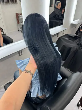 ロング カラー 🍓URARA 🥀最強ハイトーン❤のヘアスタイル