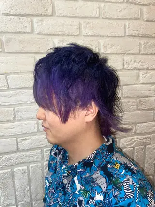 カラー メンズ 🦉静かに過ごしたい 方、個室席🦉タナカのヘアスタイル