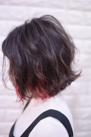 ショート カラー ハイトーンカラー RYUのヘアスタイル