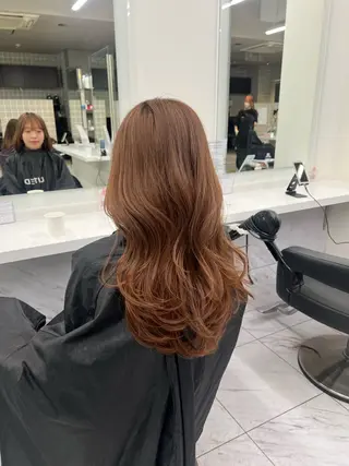 セミロング カラー 韓国レイヤーカット /REIのヘアスタイル