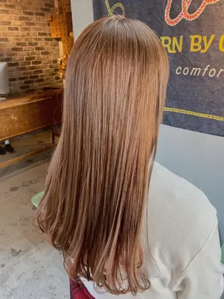 ロング カラー 代表 中島貴志のヘアスタイル