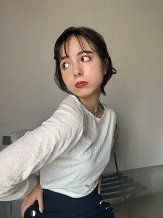 カラー ヘアアレンジ MINX The pass所属・透明感ケアカラー/ レイヤー/ryokaのヘアスタイル