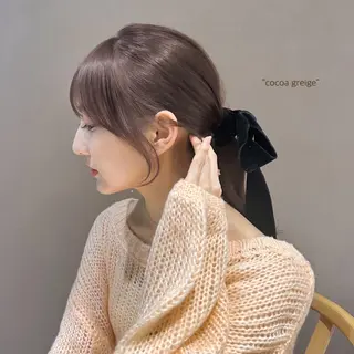 セミロング カラー ヘアアレンジ ミディアムヘア Chifumiのヘアスタイル