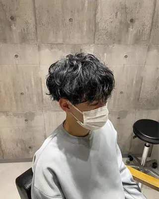 パーマ メンズ 潤艶髪師 まむのヘアスタイル