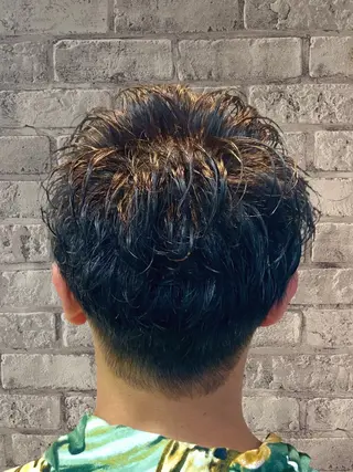 ショート パーマ メンズ カラーソムリエ/ メンズ特化/ 宮澤蓮のヘアスタイル