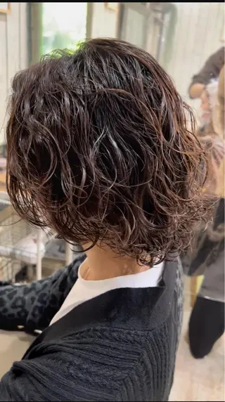 ミディアム パーマ メンズ メンズStylist 山根慧のヘアスタイル