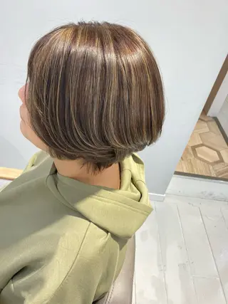 ショート 🫧ゆうき🪽 髪質改善/ハイライトのヘアスタイル