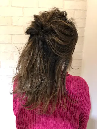 ミディアム カラー olino 【オリノ】西田辺のヘアスタイル