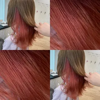 カラー 🎀ピンクカラー/ 推しカラー/のの🎀のヘアスタイル