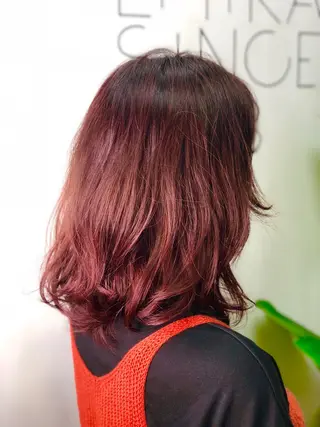 ミディアム カラー OAK溝の口 𖠋SHINYAのヘアスタイル