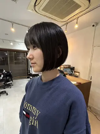 ショート 🌈扱いやすいボブ× ブリーチ🌈TAMEのヘアスタイル
