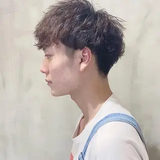 ショート パーマ メンズ ill副店長 立和田純也のヘアスタイル