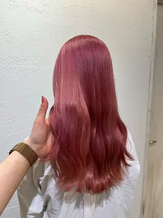ロング カラー ❤️ブリーチ暖色カ ラー❤️NAOのヘアスタイル