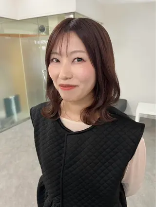 カラー 森瀬 紗都のヘアスタイル