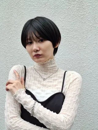 ショート 松原妃七🐈‍⬛🎀 ショートカットのヘアスタイル