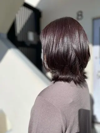 ミディアム カラー 巻ける縮毛矯正✨ 木下晴一朗✨のヘアスタイル