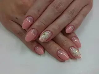 ミディアム ネイル nail salon Blancのネイルデザイン