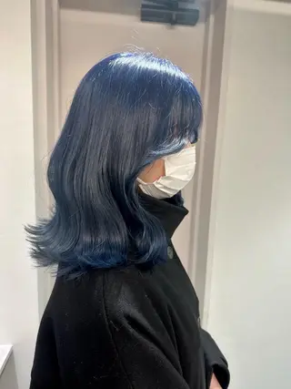 ミディアム 韓国風✨髪質改善✨ 縮毛矯正✨松浦知奈美のヘアスタイル